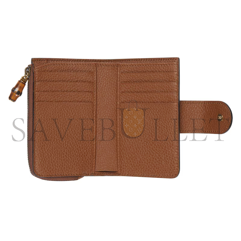 Gvc*1 medium double g wallet with bamboo 739498 (13*8.5*2cm)